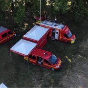 Tentes pour force armée et sapeurs pompiers